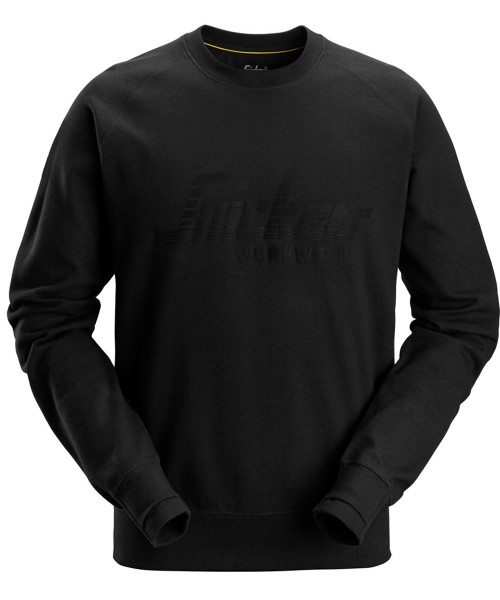 Snickers 2892 Logo-Sweatshirt, schwarz