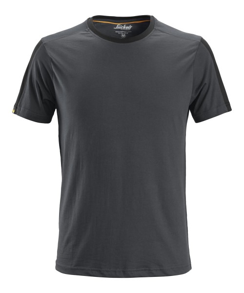 Snickers 2518 AllroundWork T-Shirt, stahlgrau-schwarz