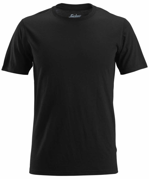 Snickers 2527 AllroundWork, T-Shirt aus Wolle, schwarz