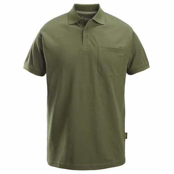Snickers 2708 Klassisches Polo Shirt, khaki grün