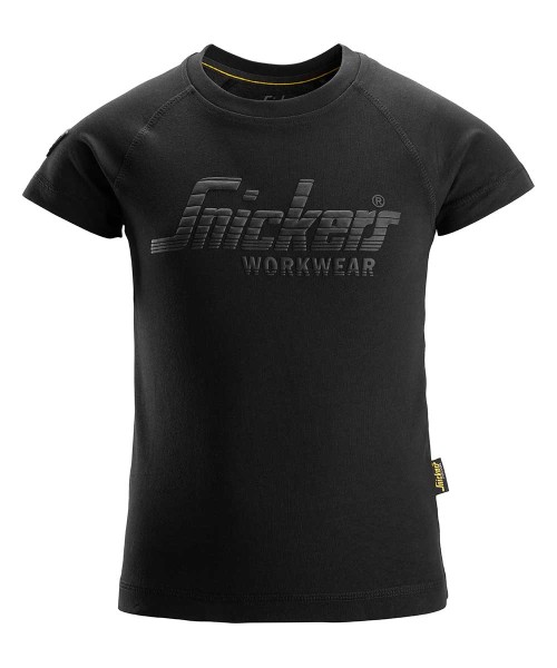 Snickers 7514 Junior Logo T-Shirt, schwarz