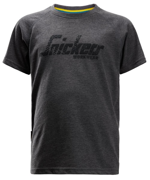 Snickers 7510 Junior Logo T-Shirt, dunkelblau