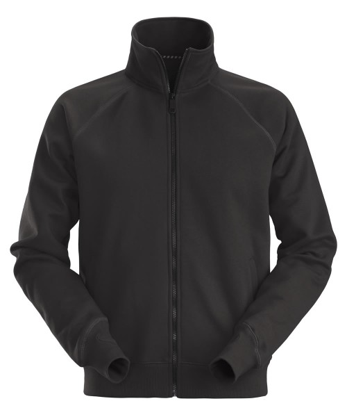 Snickers 2886 AllroundWork Sweatshirt-Jacke mit durchgehendem Reißverschluss, schwarz
