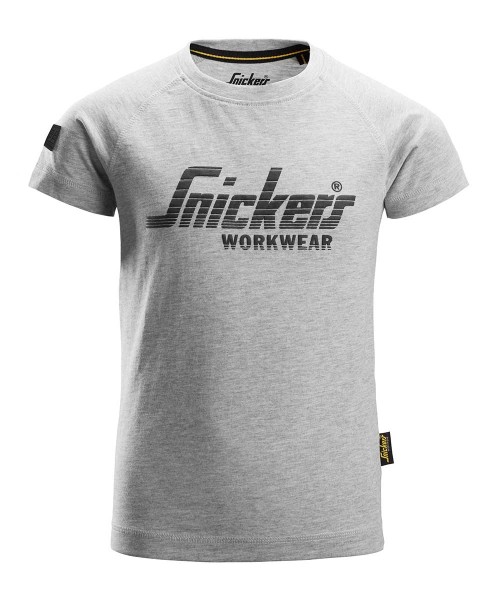 Snickers 7514 Junior Logo T-Shirt, grau
