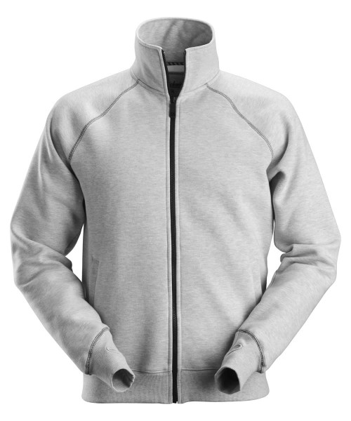 Snickers 2886 AllroundWork Sweatshirt-Jacke mit durchgehendem Reißverschluss, grau