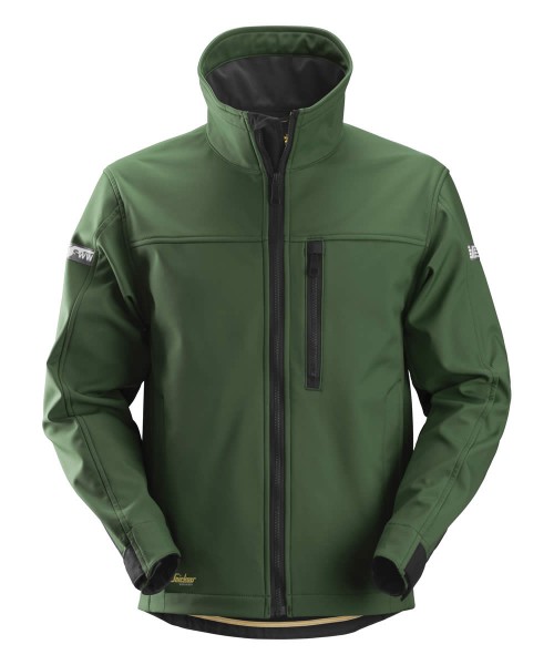 Snickers 1200 AllroundWork Softshell Jacke, Forest Green-Black