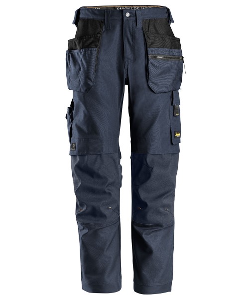 Snickers 6224 AllroundWork Canvas+-Stretchhose HT, navy