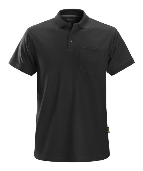 Snickers 2708 Klassisches Polo Shirt, schwarz