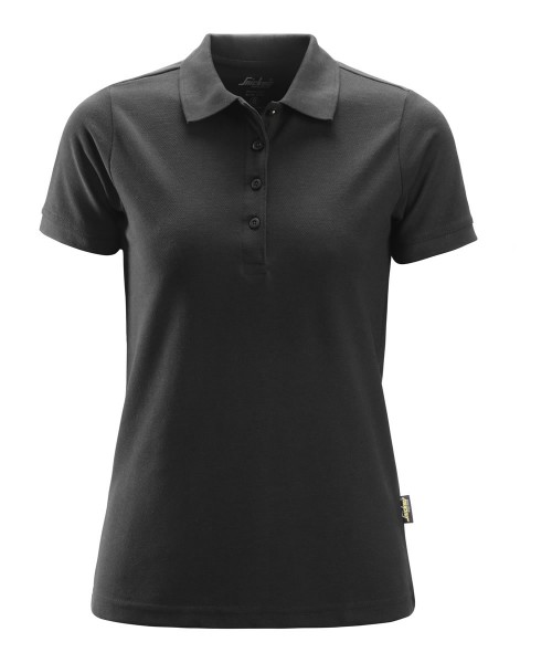 Snickers 2702 Damen Polo-Shirt, schwarz