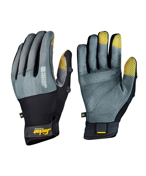 Snickers 9574 Precision Protect Handschuhe , grau-schwarz