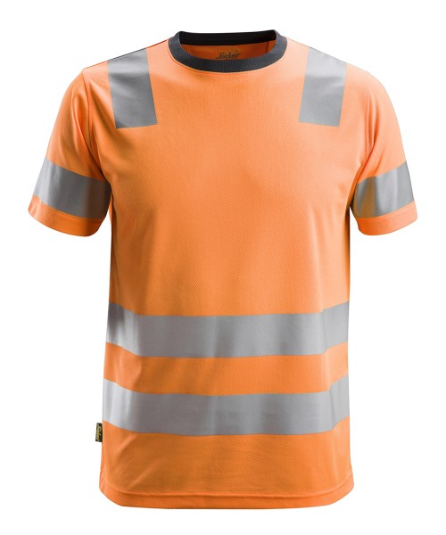 Snickers 2530 High-Vis-T-Shirt Klasse 2, orange