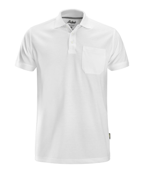 Snickers 2708 Klassisches Polo Shirt, weiß
