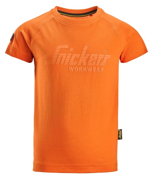 Snickers 7514 Junior Logo T-Shirt, warm orange