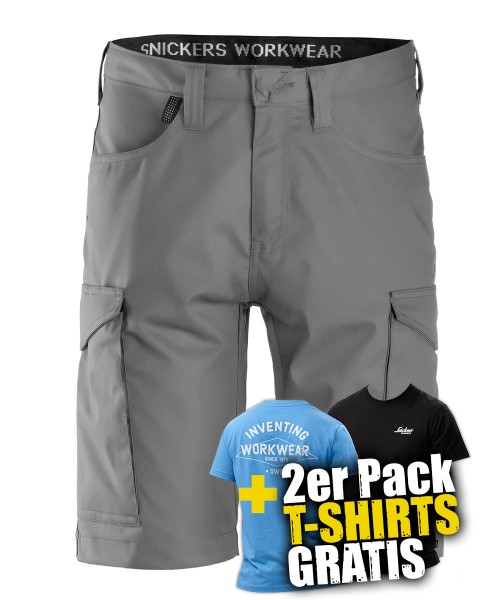 Snickers 6100 Service Shorts, grau